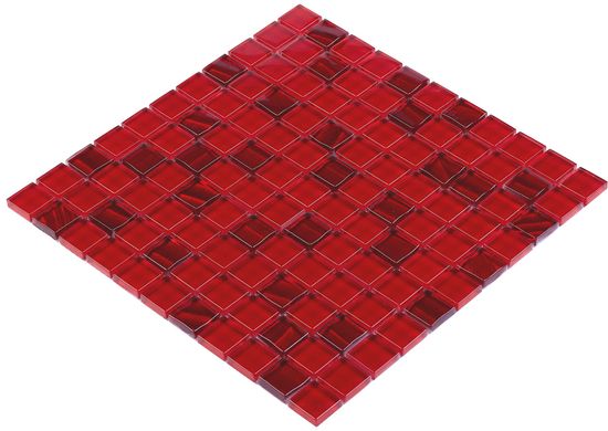 Плитка Котто Керамика | Gm 8016 C2 Red Silver S6-Cherry- 30X30X8