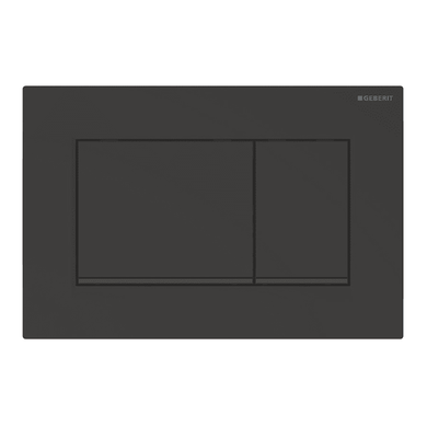Geberit | 115.883.16.1 Sigma30 Клавиша смыва; двойной смыв; легкоочисна поверхность, черный мат / черный