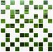 Котто Кераміка | Gm 4030 C3 Green D-Green M-White 30X30X4, Котто Кераміка, Glass Mosaic, Україна