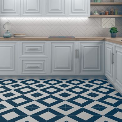 Плитка Ceramica Deseo | Ec.Zebra Navy 22,3X22,3