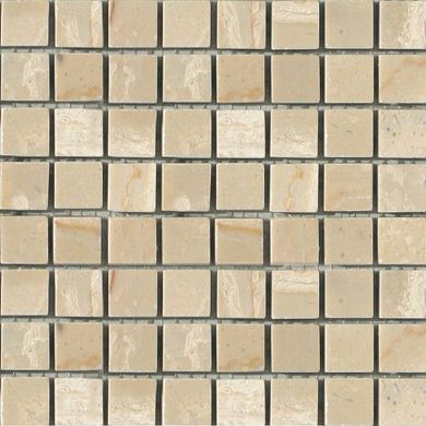 Плитка Mozaico De Lux | C-Mos Travertine Luana Pol 1,5X1,5
