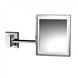 Emco | 1095 001 19 Зеркало косметическое настенное 202 * 202 мм с LED подсветкой, увеличение в 3 раза; прямое подключение, Emco, Германия