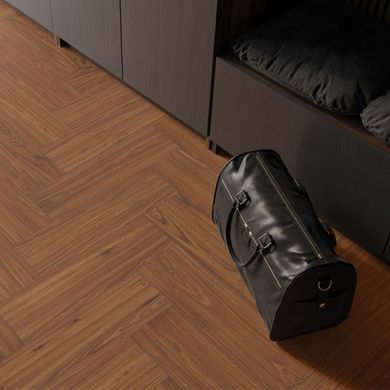 Плитка Ceramika Gres | Gres Rainwood Dark Brown 60X17,5