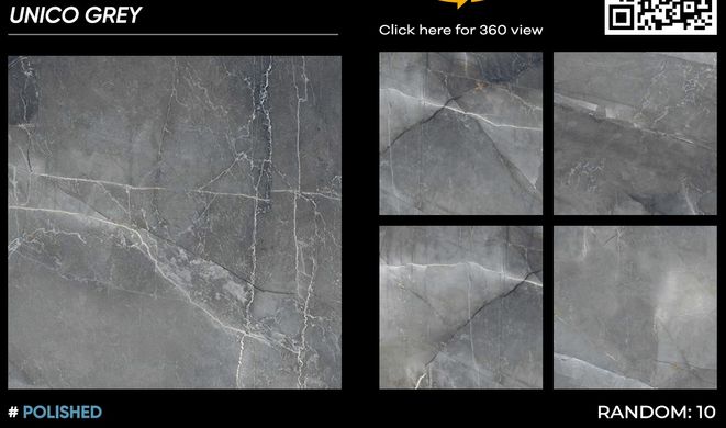 Плитка Italica | Unico Grey Polished 60X60