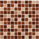 Котто Керамика | Gm 4054 C3 Brown D-Brown M-Structure 30X30X4, Котто Керамика, Glass Mosaic, Украина