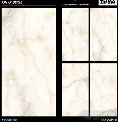 Плитка Italica | Onyx Beige Polished 60X120