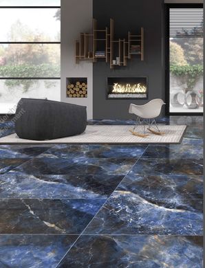 Плитка Italica | Sparkling Blue High Glossy 60X120