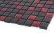 Котто Кераміка | Gm 8005 C2 Red Silver S6-Black -30X30X8, Котто Кераміка, Glass Mosaic, Україна