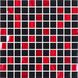 Котто Кераміка | Gm 8005 C2 Red Silver S6-Black -30X30X8, Котто Кераміка, Glass Mosaic, Україна