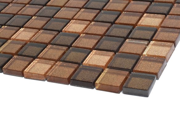 Плитка Котто Кераміка | Gm 8007 C3 Brown Dark-Brown Gold-Brown Brocade 30X30X8