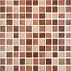 Котто Керамика | Gm 8007 C3 Brown Dark-Brown Gold-Brown Brocade 30X30X8, Котто Керамика, Glass Mosaic, Украина