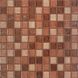 Котто Керамика | Gm 8007 C3 Brown Dark-Brown Gold-Brown Brocade 30X30X8, Котто Керамика, Glass Mosaic, Украина