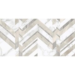 Плитка Golden Tile | Marmo Bianco Chevron Белый G70151 30X60