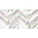 Golden Tile | Marmo Bianco Chevron Белый G70151 30X60, Golden Tile, Marmo Bianco, Украина