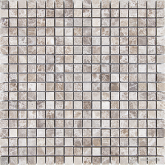 Плитка Mozaico De Lux | C-Mos Emperador Light Tumbled 1,5X1,5