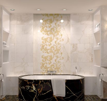Плитка Golden Tile | Saint Laurent Білий 9A0341 Декор 30X60