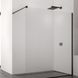 Sanswiss | STR4P1200607 BlackLine WALK-IN EASY душова фіксована перегородка, скло прозоре, проф.чорний мат, Sanswiss, Easy, Швейцария