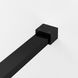 Sanswiss | STR4P1200607 BlackLine WALK-IN EASY душевая фиксированная перегородка, стекло прозрачное, проф.чорний мат, Sanswiss, Easy, Швейцария