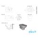 Devit | 3120123 COMFORT NEW Унитаз подвесной + крышка softclose тонкая (2 уп), Devit, Comfort, Италия
