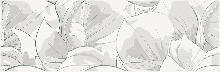 Плитка Opoczno | Flower Cemento White Inserto 24X74