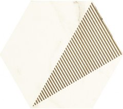 Плитка Paradyz Ceramika | Calacatta Hexagon Mat. С 17,1Х19,8