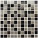 Котто Керамика | Gm 4008 C3 Black-Gray M-Gray W 30X30X4, Котто Керамика, Glass Mosaic, Украина