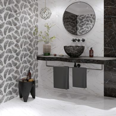 Плитка Golden Tile | Nero E Bianco Белый Nb0051 30X60