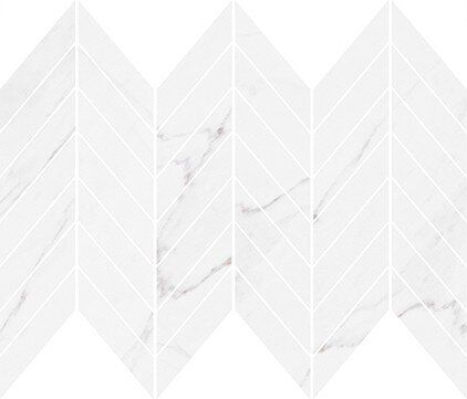 Плитка Opoczno | Marinel White Chevron Mosaic Glossy 29,8X25,5