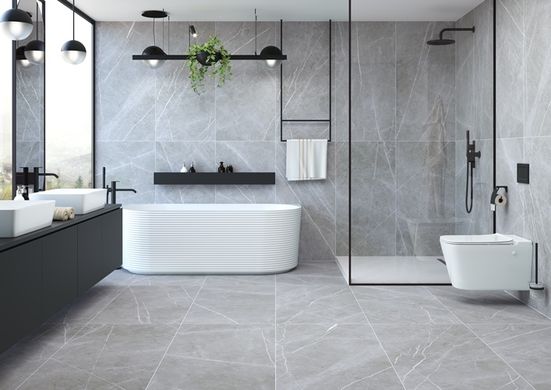 Плитка Almera Ceramica | Alure Grey Satinado Rect 60X120