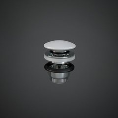 Rak Ceramics | DUO000500A FEELING Донный клапан Click-Clack; белый матовый