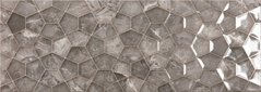 Плитка Ecoceramic | Ariana Graphite Rlv 25Х70