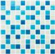 Котто Керамика | Gm 4019 C3 Blue D-Blue M-White 30X30X4, Котто Керамика, Glass Mosaic, Украина