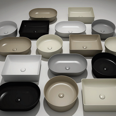 Rak Ceramics | FEECT5000500A FEELING Раковина на стільницю;прямокутна;білий матовий;50см