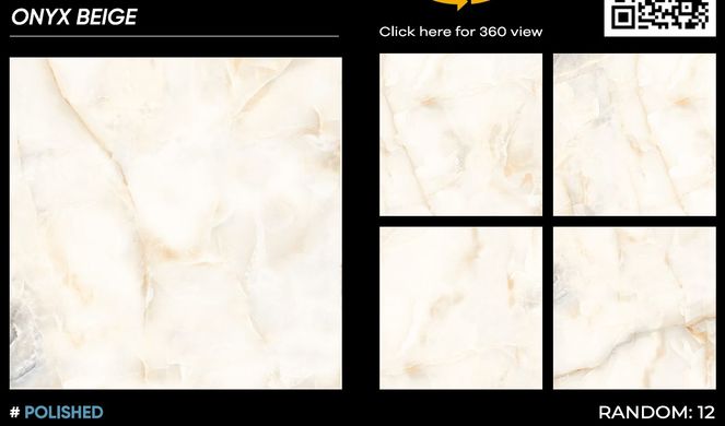 Плитка Italica | Onyx Beige Polished 60X60