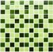 Котто Керамика | Gm 4029 C3 Green D-Green M-Green W 30X30X4, Котто Керамика, Glass Mosaic, Украина
