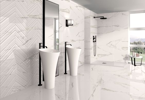Плитка Ibero | Selecta Carrara White Lappato Plus Rec-Bis 75X75