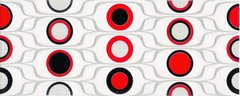 Плитка Konskie | Circles Red Inserto 20X50